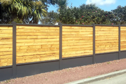 Plaques de soubassement demi-chaperon anthracite